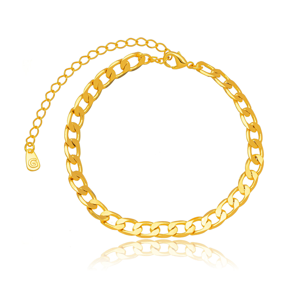 Pulseira elos dourado