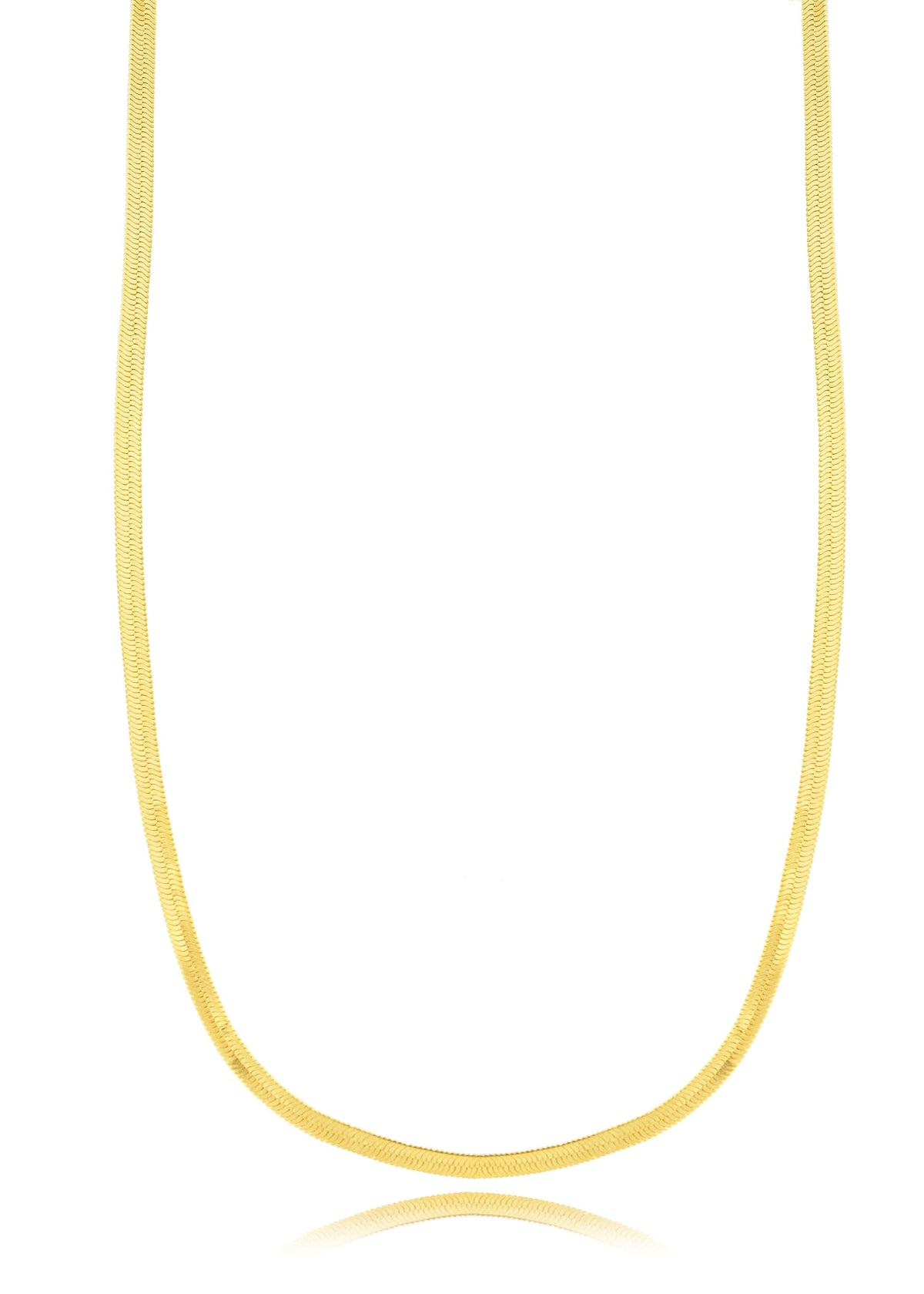 Choker fita dourada