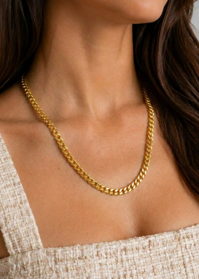 Colar elos dourado