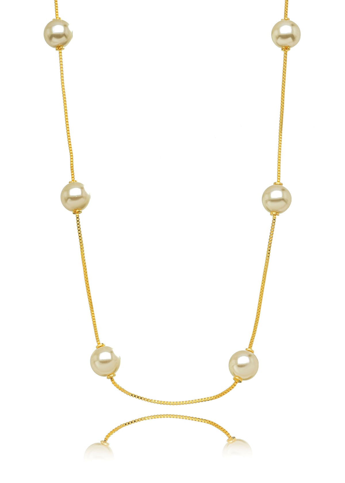 Choker de Pérola dourado