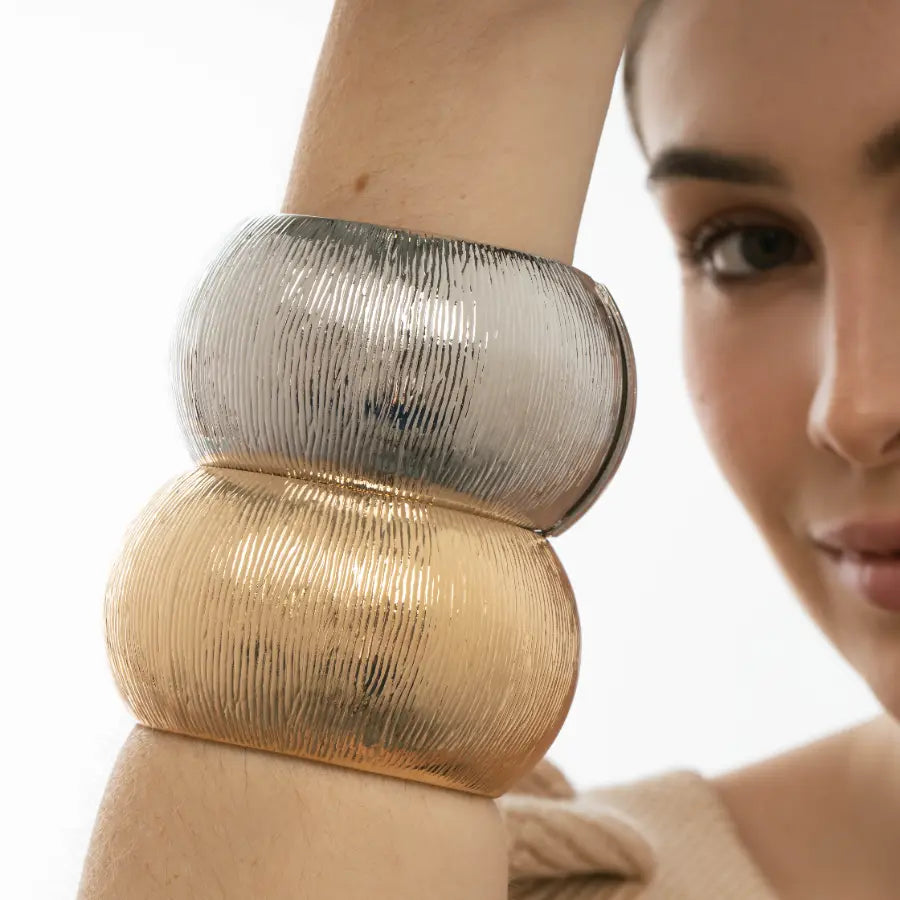 Bracelete liso Prateado