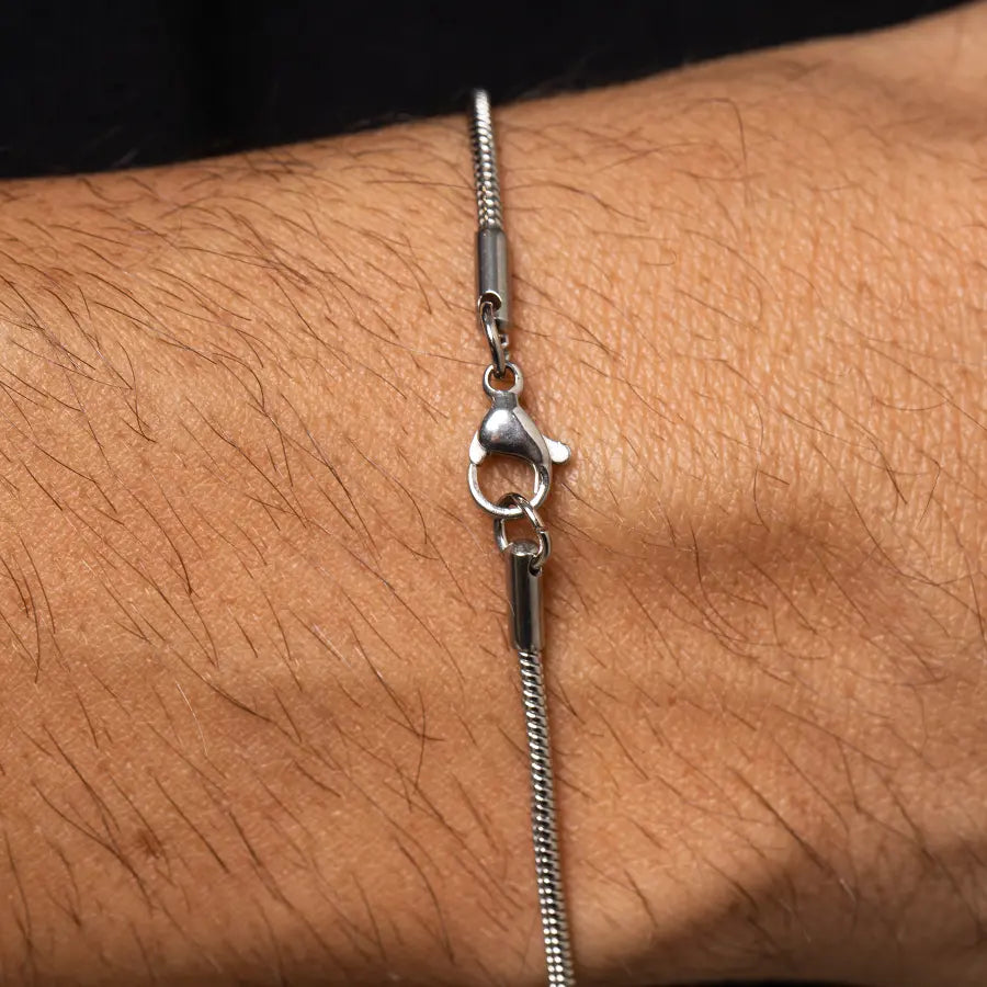 Pulseira fina masculina